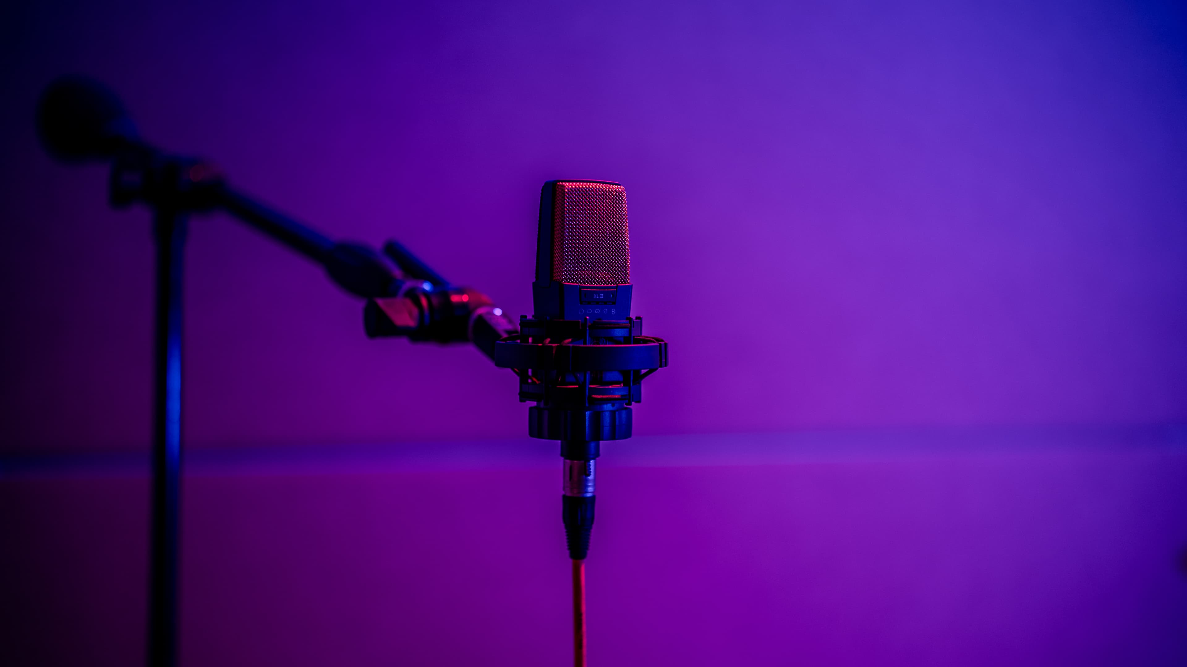 AKG microphone setup